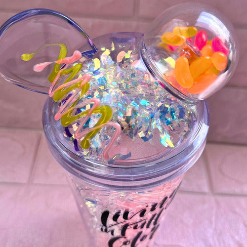 450ml Cute Creative Drinking Water Cup, Premium Plastic Glitter Water Sipper, Girls Fancy Water Cup With Straw 450ml Cute Creative Drinking Water Cup, Premium Plastic Glitter Water Sipper, Girls Fancy Water Cup With Straw